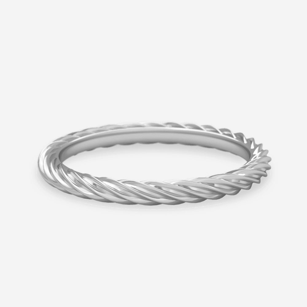 Classic Twisted Wedding Band